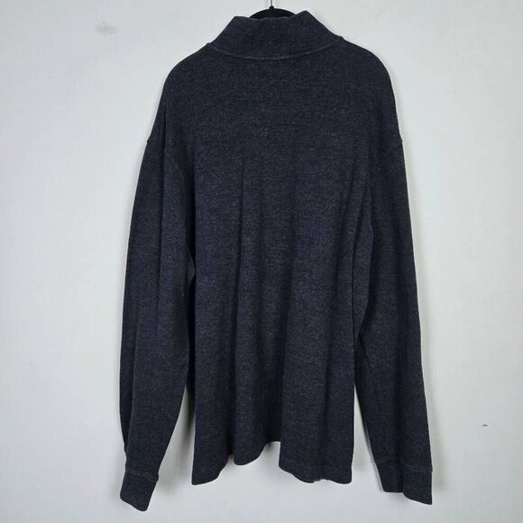Polo Ralph Lauren Mens 1/4 Zip Pullover Sweater Size XXL Grey Neutral Classic - Picture 2 of 7